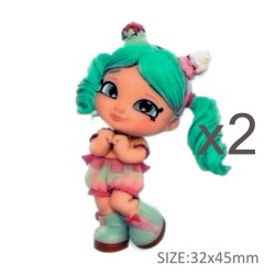 Aplique de Resina Plana - Muñeca #9 - x2pcs✔️