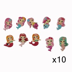 Sirenas Planas - Pack de 10uds✔️
