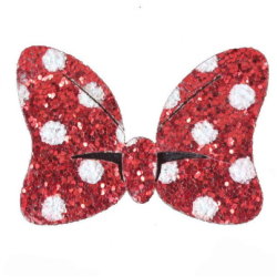 Lazo Minnie Rojo Puntos Blancos (Pack de 4)