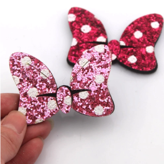 Lazo Minnie Rojo Puntos Blancos (Pack de 4)