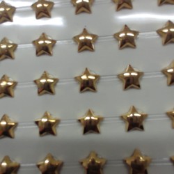 Tira Adhesiva - Estrellas Dorado (45uds)
