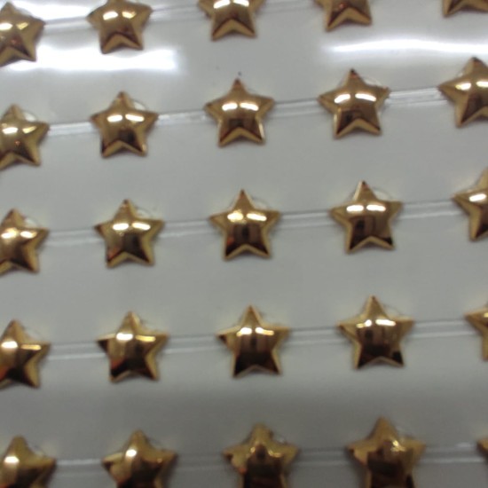 Tira Adhesiva - Estrellas Dorado (45uds)