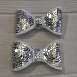 Lazo Pajarita de Lentejuela de 5cms - Pack de 2