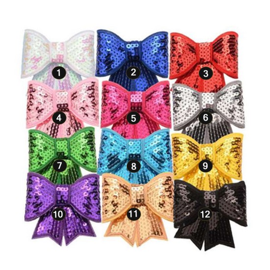 Lazo de Lentejuelas Por Unidad (7,5cms)