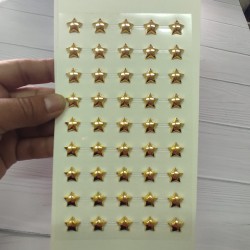 Tira Adhesiva - Estrellas Dorado (45uds)