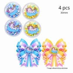 Apliques PVC Shaker Circulo #6 - Pack de 4 