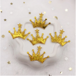 Tiara de Tela Brillante - Pack 100uds Dorados 