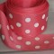 Cinta Gross de Lunares (25mm) - Rollo 5 metros - Rosado Barbie