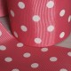 Cinta Gross de Lunares (38mm) - Rollo 5 metros - Coral