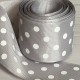 Cinta Gross de Lunares (38mm) - Rollo 5 metros - Plomo
