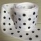 Cinta Gross de Lunares (38mm) - Rollo 5 metros - Blanco con Puntos Negros