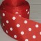 Cinta Gross de Lunares (38mm) - Rollo 5 metros - Rojo
