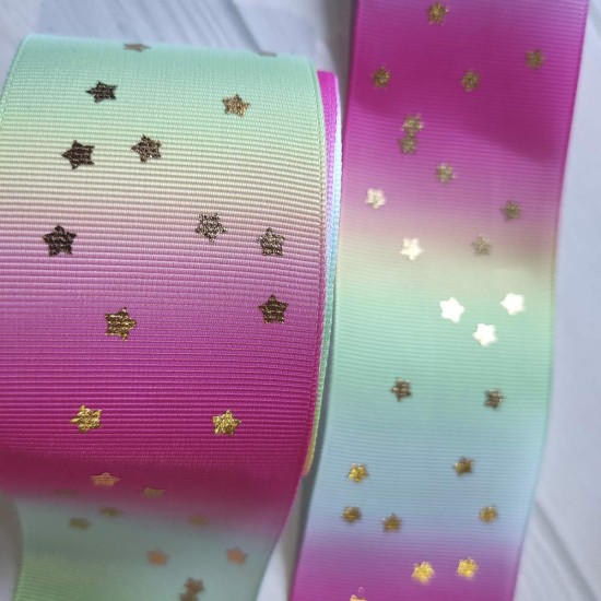 Cinta Gros (50mm) FOIL - Pieza 5 metros - Arcoiris✔️