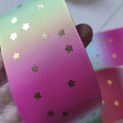 Cinta Gros (50mm) FOIL - Pieza 5 metros - Arcoiris✔️