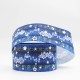 Cinta Gros Foil AAA Por Metro (38mm) - Estrellas Denim Blue 2