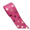 Cinta Gros AAA Foil por Metro (38mm) - Lunares Fucsia