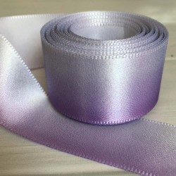 Cinta Satinada Raso (25mm) - Degradé Lila y Gris - 5metros -