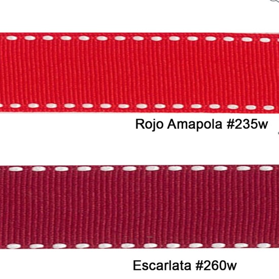 Cinta Gros Puntadas (38mm) - Colores Variados 4 - Pack 5 metros