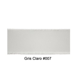Cinta Gros Flecos (25mm) GRIS CLARO #007 - Pack de 5 metros