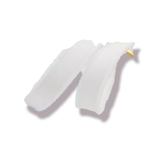 Cinta Gros Flecos (38mm) BLANCO #029 - Pack de 5 metros