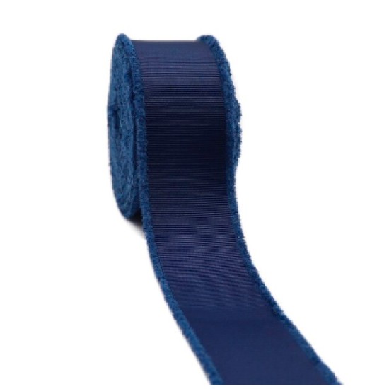 Cinta Gros Flecos (38mm) AZUL MARINO NAVY #370 - Pack de 5 metros