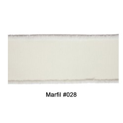Cinta Gros Flecos (25mm) MARFIL #028 - Pack de 5 metros