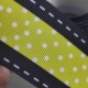 Cinta Gros AAA Por Metro (38mm) - Amarillo Lineas✔️