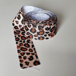 Cinta Gross Animal Print Rollo 5 metros - Leopardo Claro (38mm) ✔️ 