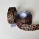 Cinta Gross Animal Print Rollo 5 metros - Leopardo Oscuro (25mm) ✔️