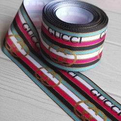 Cinta Gros AAA Por Metro (38mm) - Gucci Lineas✔️