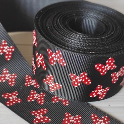Cinta Gros AAA (38mm) - Pieza 5 metros - Moños Rojos✔️