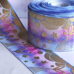 Cinta Gros AAA Foil Por Metro (38mm) - Colas de Sirena Dorado