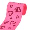 Cinta Gros YAMA por Metro  - Triple A- (38mm) - Corazones Fucsia 
