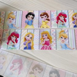 Cinta Gros AAA (38mm) - Pieza 1metro - Princesas 3✔️