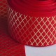 Cinta Gros Foil AAA Por Metro (40mm) - Rombos Rojo