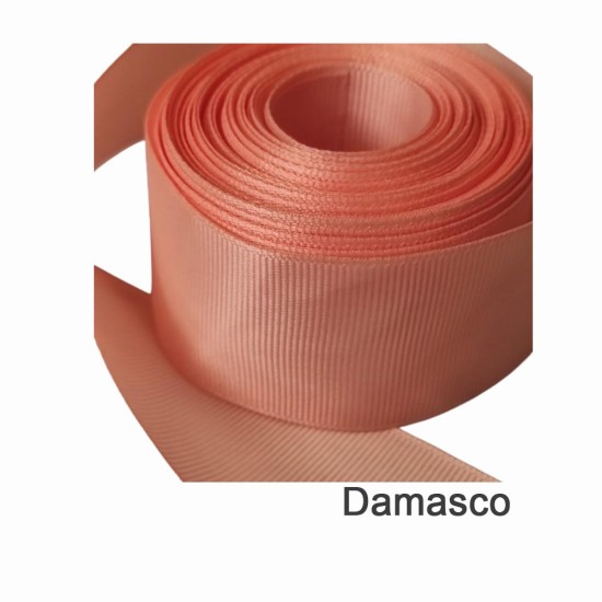 Cinta Gros Unicolor (10mm) - Rollo 5 metros - DAMASCO