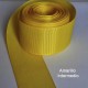 Cinta Gros Unicolor (38mm) - Rollo 5 metros - Amarillo Intermedio 