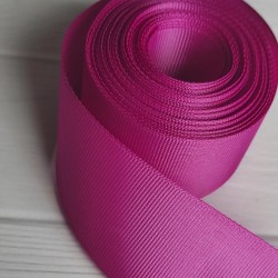 Cinta Gros Unicolor (10mm) - Rollo 5 metros - Fucsia MAGENTA