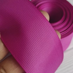 Cinta Gros Unicolor (38mm) - Rollo 5 metros - Fucsia MAGENTA