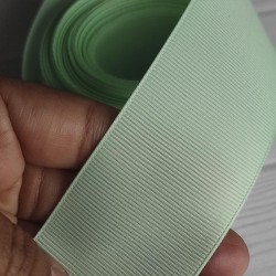 Cinta Gros Unicolor (10mm) - Rollo 5 metros - VERDE CLARO