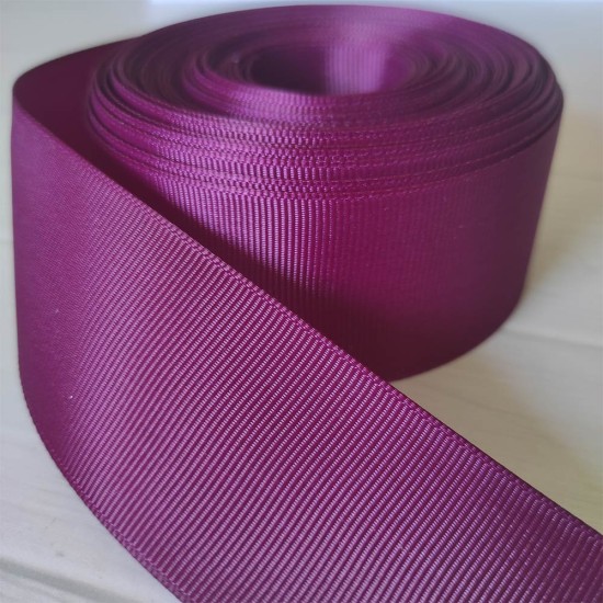 Cinta Gros Unicolor (38mm) - Rollo 5 metros - Burdeo #275