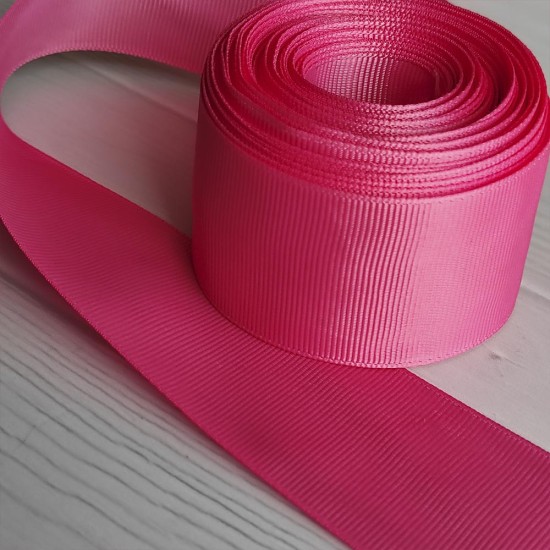 Cinta Gros Unicolor (25mm) - Rollo 5 metros - Coral