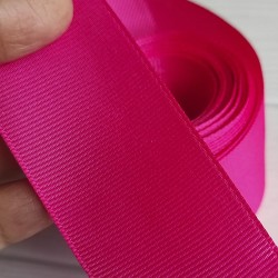Cinta Gros Unicolor (10mm) - Rollo 5 metros - Fucsia 