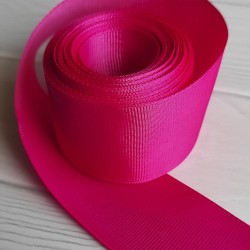 Cinta Gros Unicolor (10mm) - Rollo 5 metros - Fucsia 