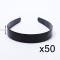 Cintillo Plástico Sin Dientes NEGRO 25mm - Pack de 50