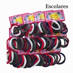 Colets Surtidos Goma Elástica de Panty ESCOLARES - Pack 72