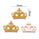 Coronas Doradas - Aplique Glitter y Fieltro - Pack de 10 uds Coronas Doradas - Aplique Glitter y Fieltro - Pack de 10 uds