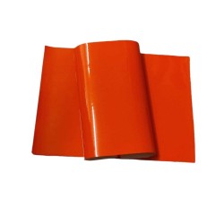 Lamina de Charol Delgado (35x25cms) - Naranja