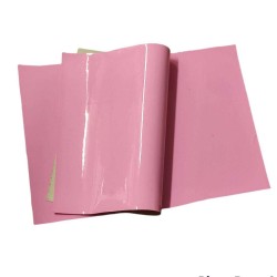 Lamina de Charol Delgado (35x25cms) - Rosado Bebé