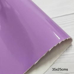 Lamina de Charol Suave (35x25cms) - Lila